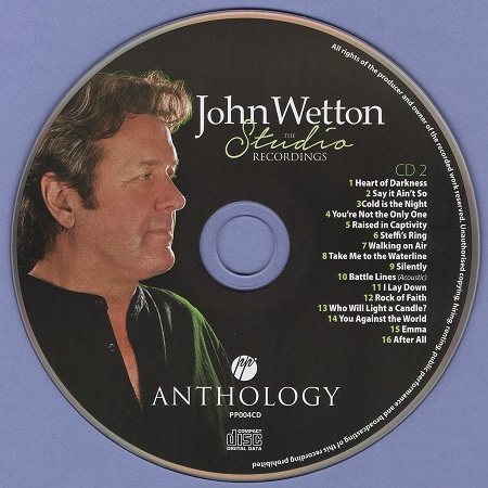 Постер John Wetton - The Studio Recordings Anthology Vol 1 John Wetton - The Studio Recordings Anthology Vol 1
