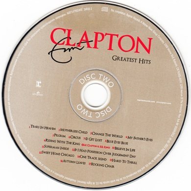 Постер Eric Clapton - Greatest Hits Eric Clapton - Greatest Hits