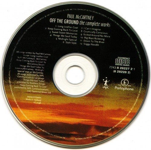 Постер Paul McCartney - Off The Ground Paul McCartney - Off The Ground