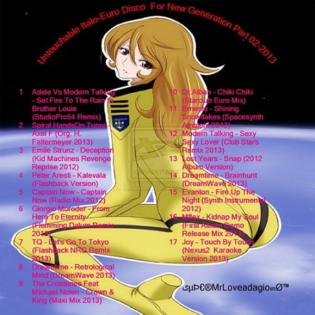 Постер VA - Untouchable Italo Euro Disco For New Generation Part 1 - 4 VA - Untouchable Italo Euro Disco For New Generation Part 1 - 4
