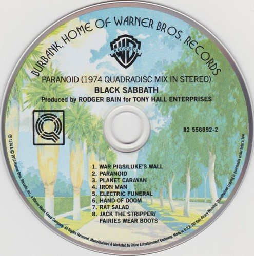 Постер Black Sabbath - Paranoid Black Sabbath - Paranoid