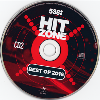Постер VA - 538 Hitzone Best Of 2016 VA - 538 Hitzone Best Of 2016