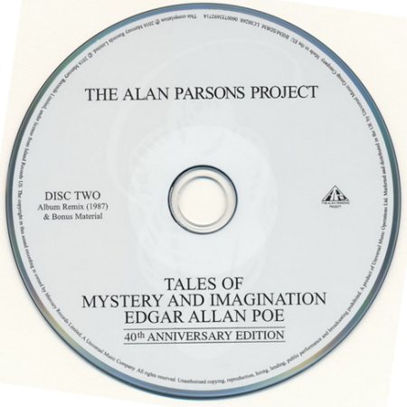 Постер The Alan Parsons Project - Tales Of Mystery And Imagination Edgar Allan Poe The Alan Parsons Project - Tales Of Mystery And Imagination Edgar Allan Poe