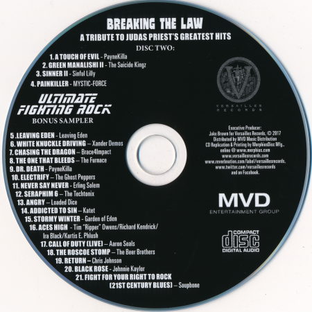Постер VA - Breaking The Law: A Tribute To Judas Priest's Greatest Hits VA - Breaking The Law: A Tribute To Judas Priest's Greatest Hits