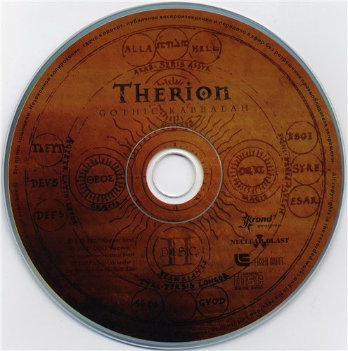 Постер Therion - Discography Therion - Discography