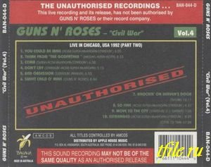 Постер Guns N Roses - Дискография Guns N Roses - Дискография