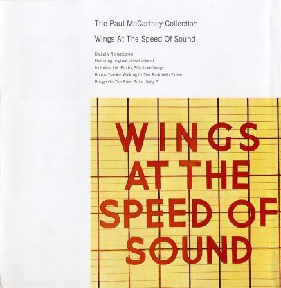 Постер Wings - Wings At The Speed Of Sound Wings - Wings At The Speed Of Sound