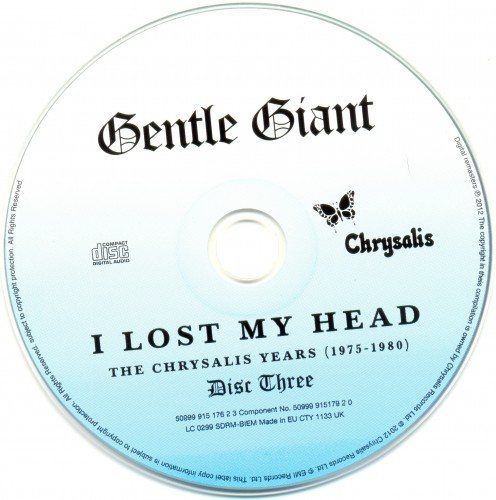 Постер Gentle Giant - I Lost My Head: The Chrysalis Years 1975-1980 Gentle Giant - I Lost My Head: The Chrysalis Years 1975-1980