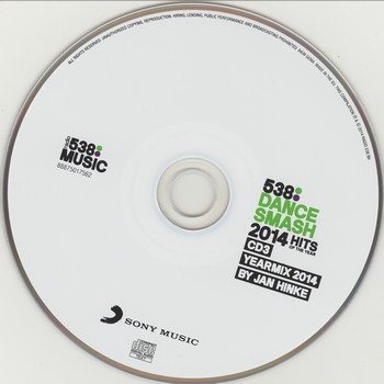 Постер VA - 538 Dance Smash Hits Of The Year 2014 VA - 538 Dance Smash Hits Of The Year 2014