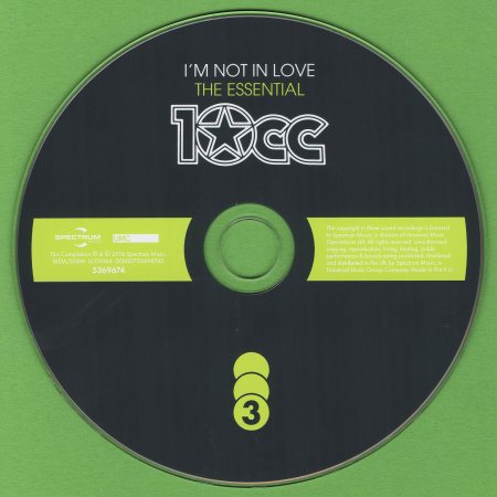Постер 10cc - I'm Not In Love: The Essential 10cc - I'm Not In Love: The Essential