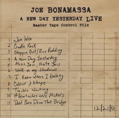 Постер Joe Bonamassa - Discography Joe Bonamassa - Discography