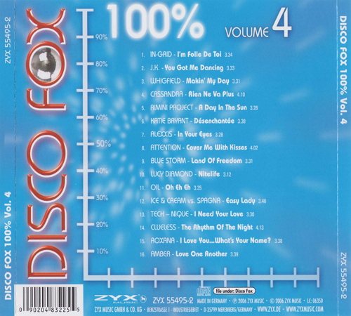 Постер VA - Disco Fox 100% - Vol. 1-4 VA - Disco Fox 100% - Vol. 1-4