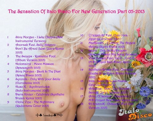 Постер VA - The Sensation Of Italo Disco For New Generation Part 1 - 11 VA - The Sensation Of Italo Disco For New Generation Part 1 - 11