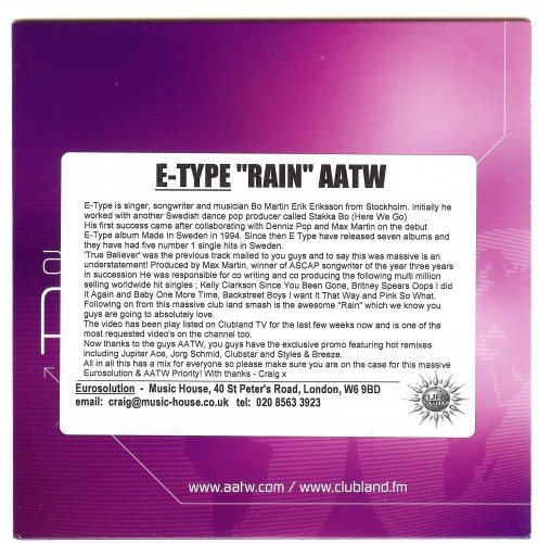 Постер E-Type - Discography E-Type - Discography