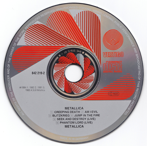 Постер Metallica - Creeping Death / Jump In Ihe Fire Metallica - Creeping Death / Jump In Ihe Fire